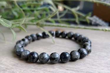 Bracelet Larvikite 8 mm